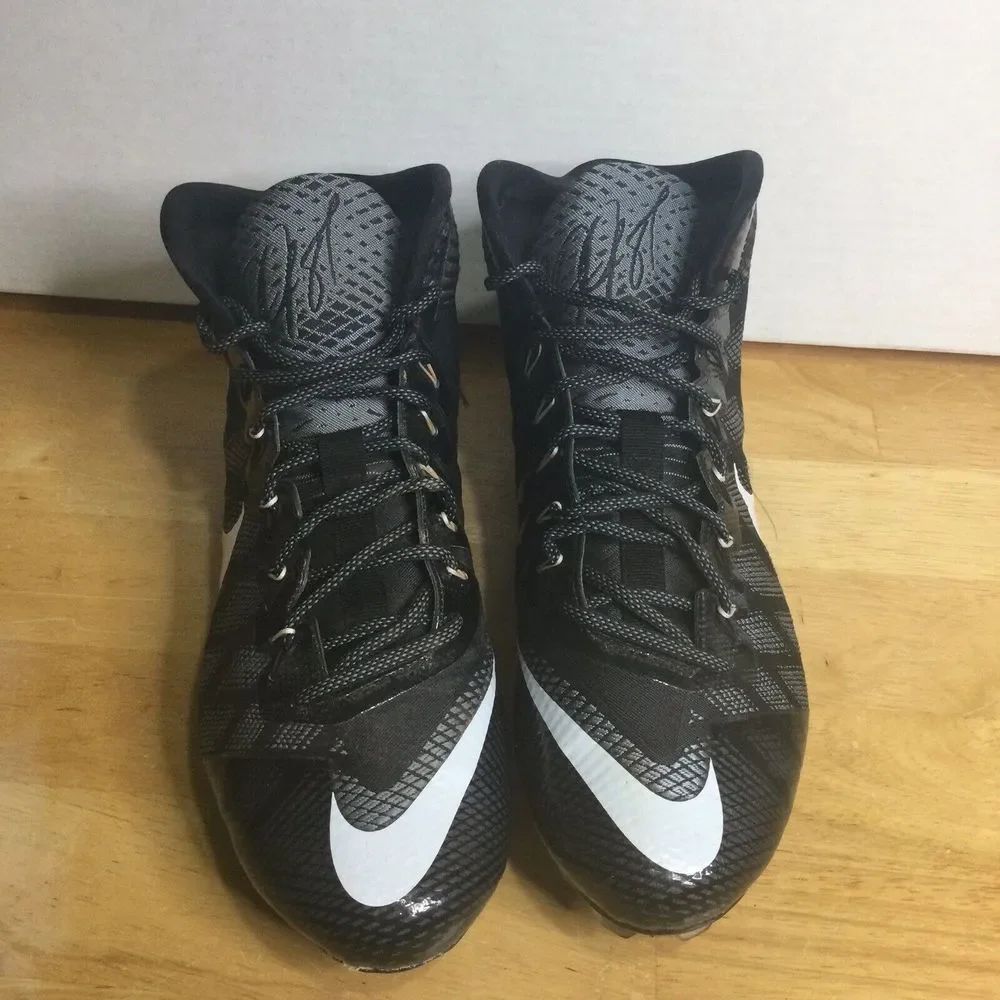 Nike CJ3 Flyweave Elite TD Calvin Johnson Football Cleats Shoe 725226-010 Men 12